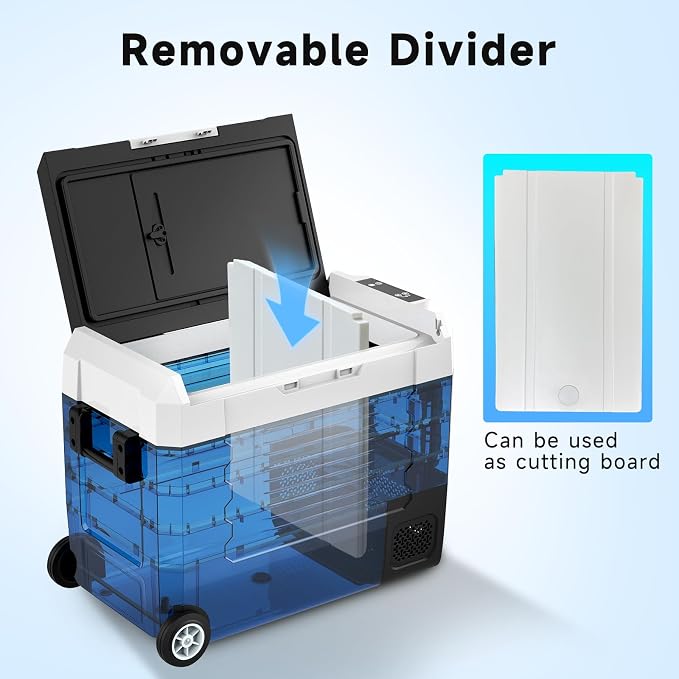 SubSun 12 Volt Car Refrigerator, 37QT Portable Fridge Freezer, Compressor - Image 4