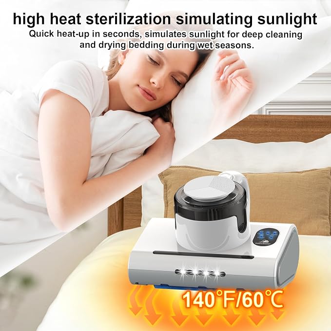 Mattress Vacuum Cleaner, 13Kpa Powerful Suction Bed Vaccum Cleaner - Image 6