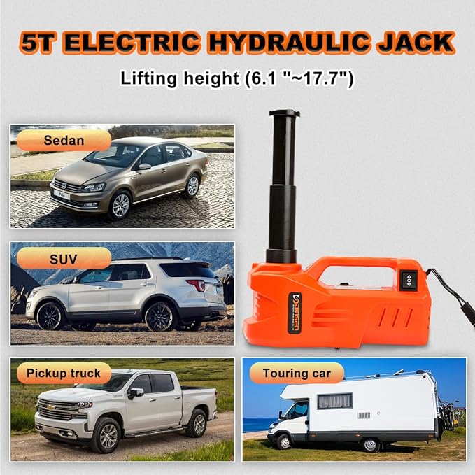 Electric Car Jack, Hydraulic Car Jack, 5 Ton/11023 LBS Electric Car Jack - Image 3