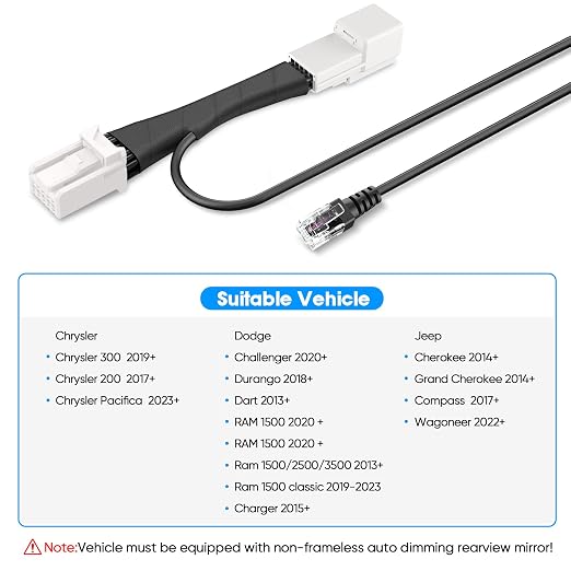 Radar Detector Power Adapter RJ11 Plug Compatible - Image 2