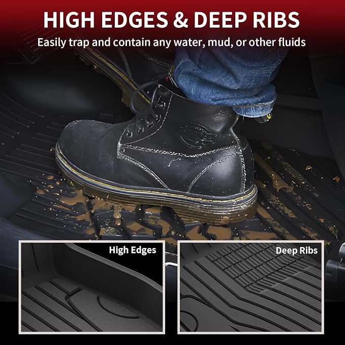 LASFIT Floor Mats for Mercedes Benz GLB 250/35 AMG 2025 2024 2023 2022 2021 2020 - Image 3