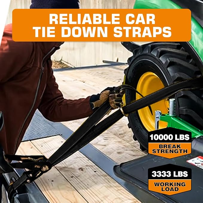 Kingfun Car Tie Down Straps for Trailers - Image 7
