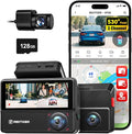 REDTIGER 530° Dash Cam 3 Channel, 2.5K+2.5K+1080P Triple Car Camera by REDTIGER