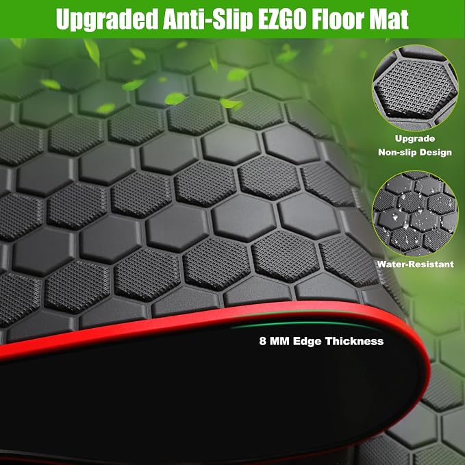 EZGO TXT Golf Cart Full Coverage Floor Liner Mat, fits EZGO TXT, Express S4 - Image 3