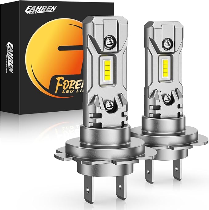 Fahren H7 Light Bulb, Super Bright 6500K, No Adapter Required 1:1 Mini Size H7 by FAHRENFORENNER