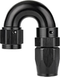 EVIL ENERGY 6AN 180 Degree One Piece Full Flow Hose End Fitting Swivel by EVILENERGY