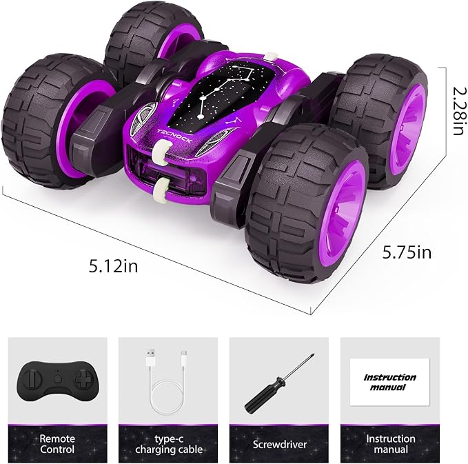 Tecnock Remote Control Car for Kids, 2.4GHz RC Cars - Image 7
