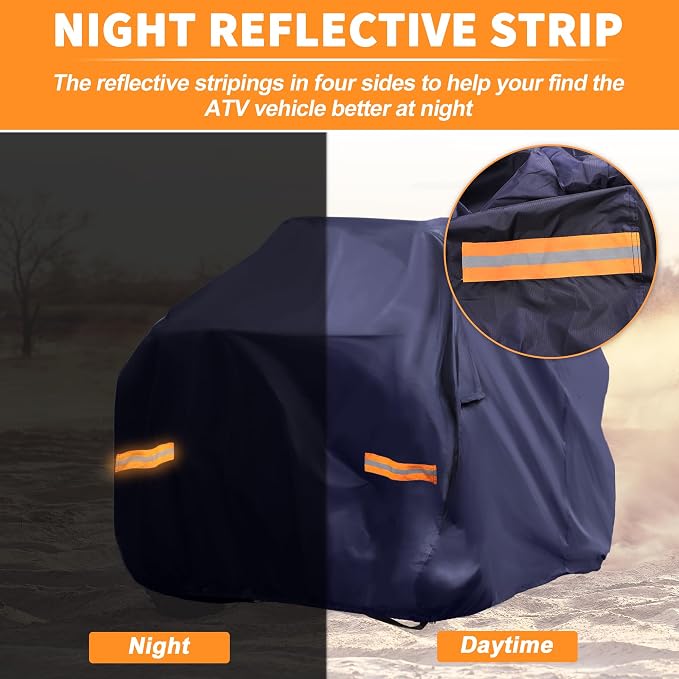 X AUTOHAUX ATV Cover for Can-am Outlander MAX XT DPS/XT-P 4 Wheelers Quad Cover - Image 2