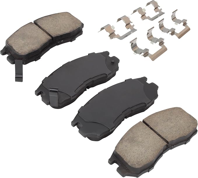 Premium Ceramic Front Brake Pads Compatible - Image 2