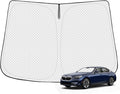 Windshield Sun Shade for 2024-2025 2026 BMW 5 Series Accessories Thicken by Canvcle