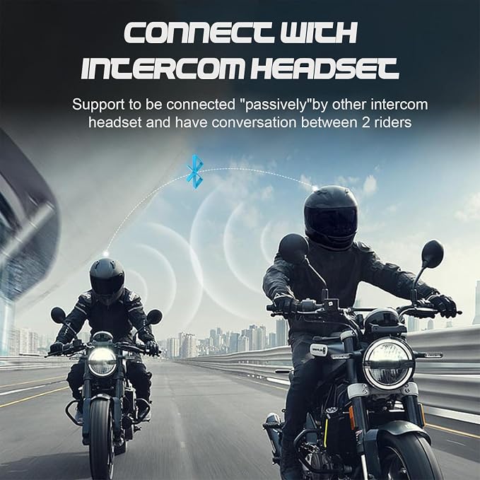 FreedConn F1 Motorcycle Helmet Bluetooth Headset - Image 7