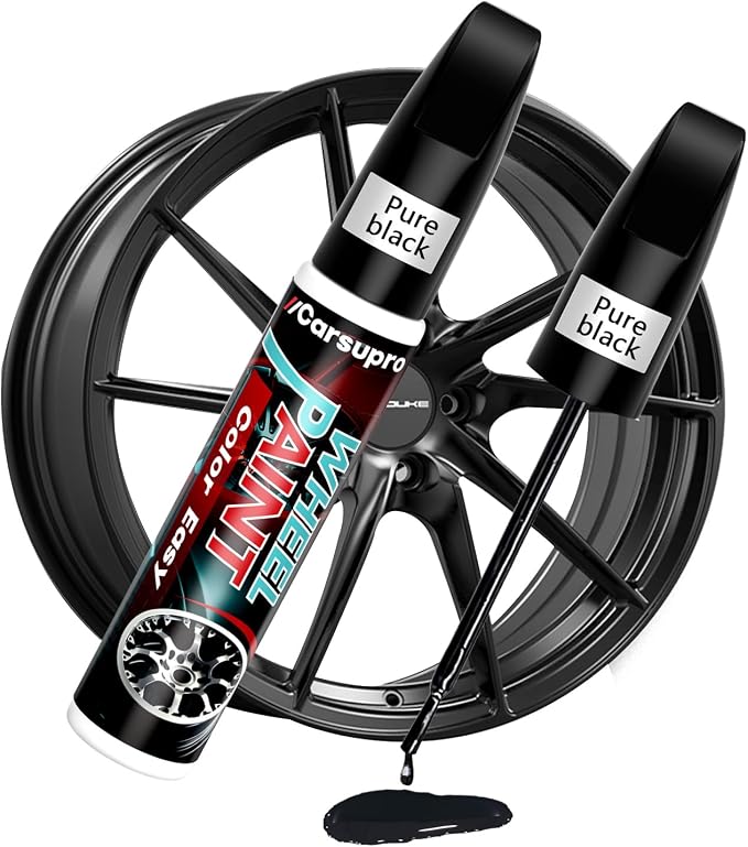 Gloss Black Wheel Repair Kit | Touch Up Paint Pen by Carsupro
