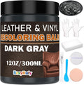 Dark Gray Recoloring Balm Leather Vinyl Auto Dash Board Car Interior Seats by ResyRuly