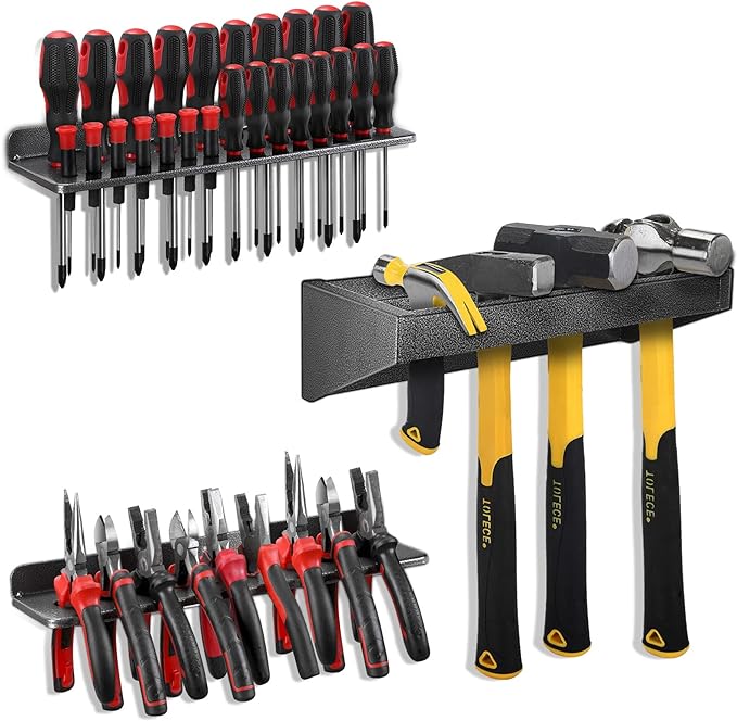 Screwdriver Organizer，Metal Screwdriver Organizers, Hammer Rack，Pliers Organizer by AHOWPD