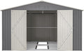 Large Outdoor Storage Shed, Utility Tool Shed Storage House by Hohuqeri