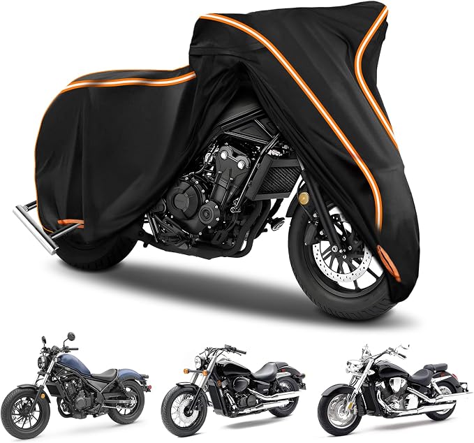 420D Motorcycle Cover for Honda Rebel 250 300 500 1100 Shadow 600 750 1100 / by BIGACOVER