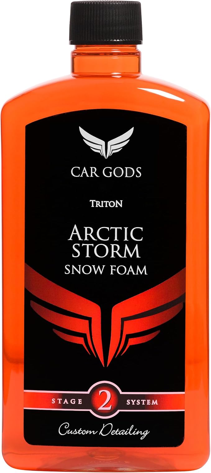 Car Gods Arctic Storm Super Thick Snow Foam Shampoo Orange Scent, 17 Fl Oz by CarGods