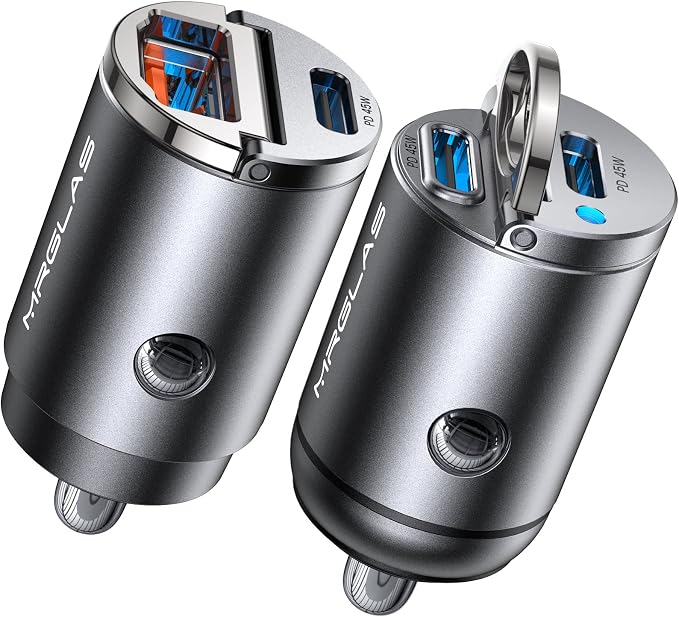 MRGLAS 90W USB C Car Charger, Cigarette Lighter Compatible by MRGLAS