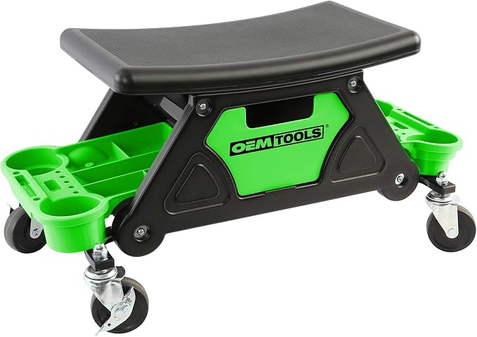 OEMTOOLS 24986 Heavy-Duty Rolling Workbench and Creeper Seat, Mechanics Stool by OEMTOOLS