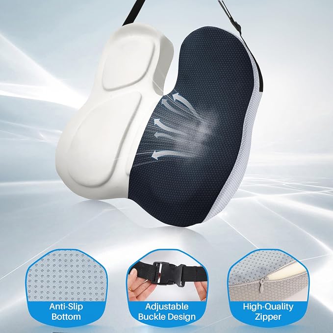 X Large Car Seat Cushion for Driving, Mprove Driving Vision/Posture, Truck Seat - Image 6