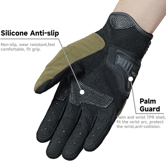 VXW High Protection Motorcycle Gloves - Image 8