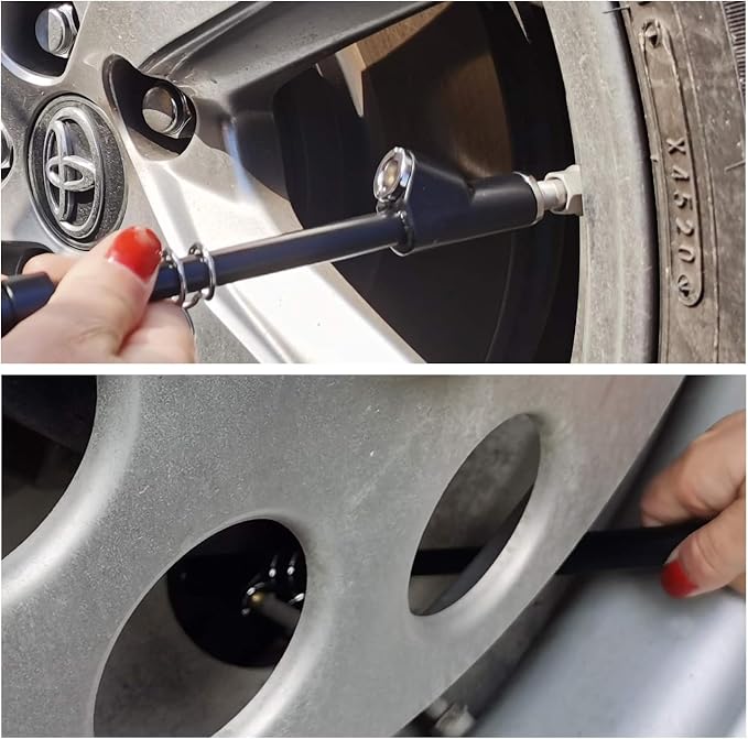 GODESON Dual Head Tire Pressure Gauge, Heavy Duty Pencil Tire Gauge Range - Image 6
