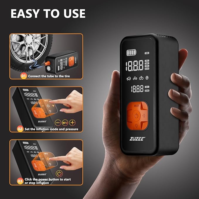 Tire Inflator Portable Air Compressor - Image 8