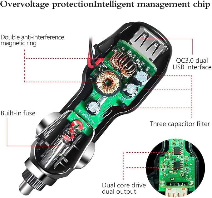 Radar Detector Power Cord, for Uniden Escort Valentine Beltronics Passport Cobr - Image 4