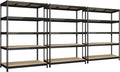3 Packs 48" W x 24" D x 72" H Adjustable Garage Storage Shelves by BuxWellBang