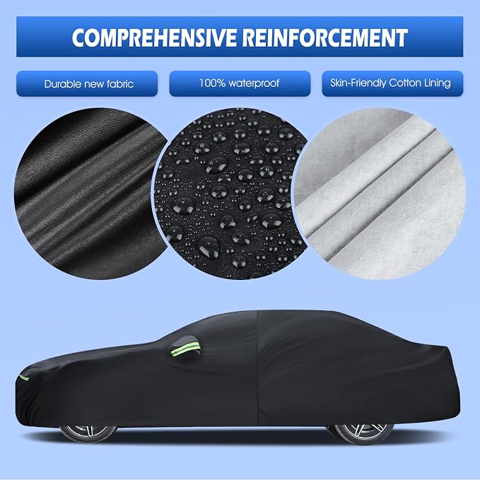 Car Cover Custom Fit for 2008-2025 Mercedes Benz C-Class C300 C350 C400 C450 - Image 3