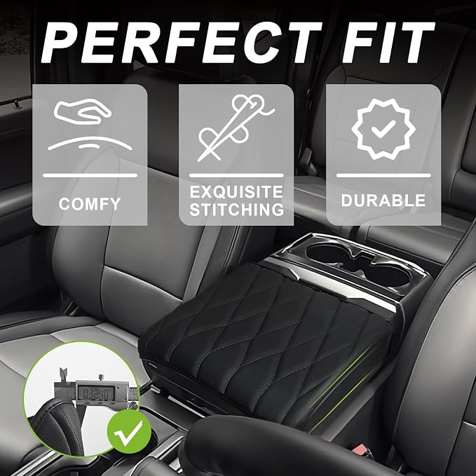 Muslogy Center Console Armrest Cover Compatible - Image 5