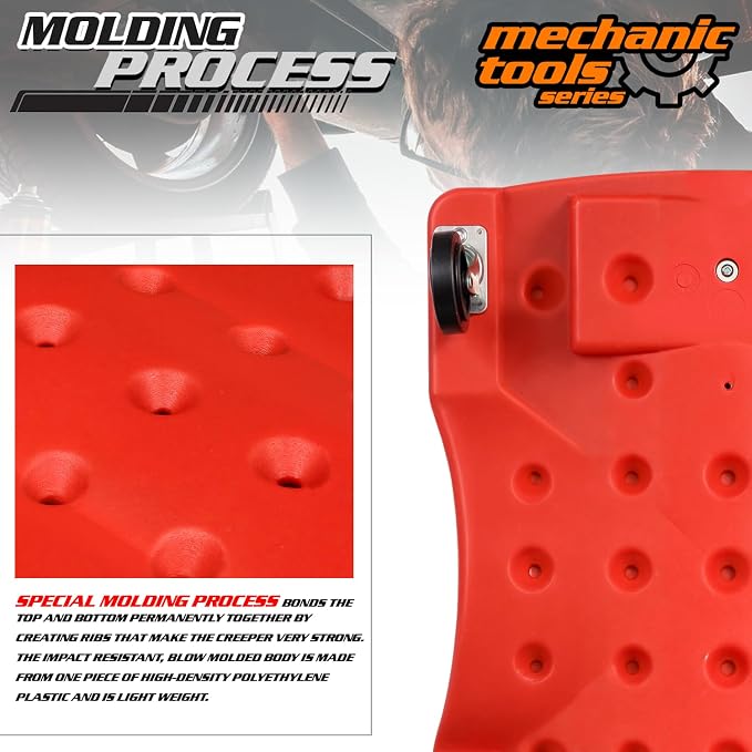 M-AUTO Plastic Rolling Garage Creeper - Image 4