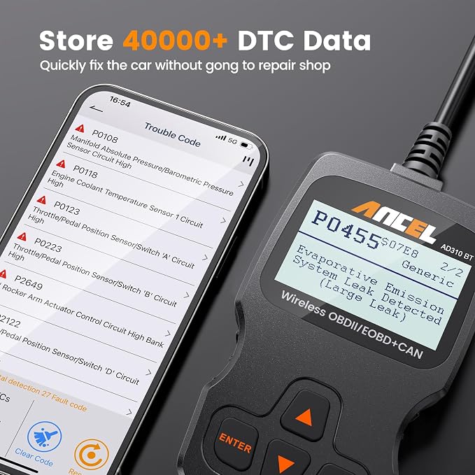 ANCEL AD310BT OBD2 Scanner Bluetooth - Image 8