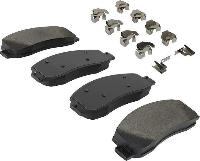 Premium Semi-Metallic Front Brake Pads Compatible - Image 2