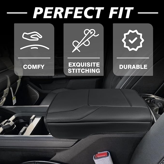 Muslogy Center Console Armrest Cover Compatible - Image 6