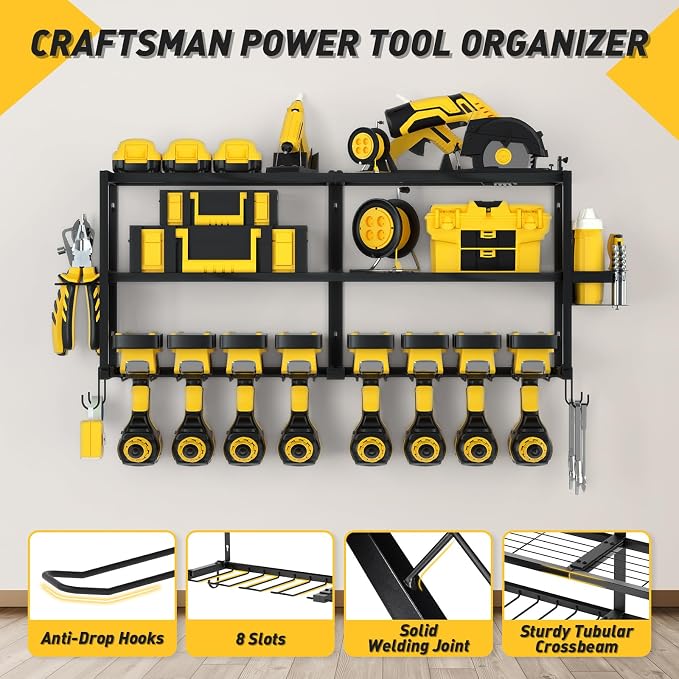 Large Power Tool Organizer Wall Mount - Image 4