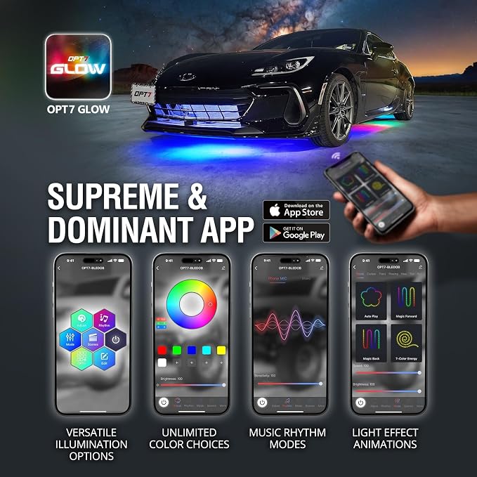 OPT7 Aura DreamColor Underglow Chasing Lights - Image 2