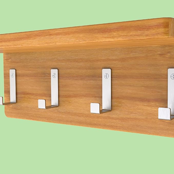 Hooks for Hanging Stainless Steel Heavy Duty Coat Hook Wall Hooks Robe Hanger - Image 2
