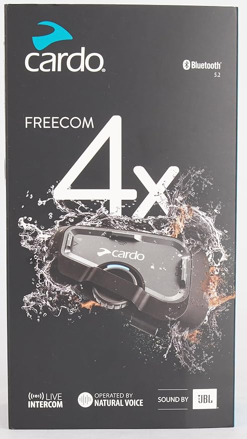 Cardo Systems FREECOM 4X Motorcycle 4-Way Helmet Bluetooth Communication System - Image 10