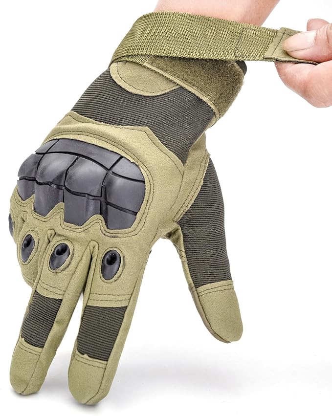 Touchscreen Tactical Gloves for Outdoor Protection Gloves, Motorcycle Riding by Unknown