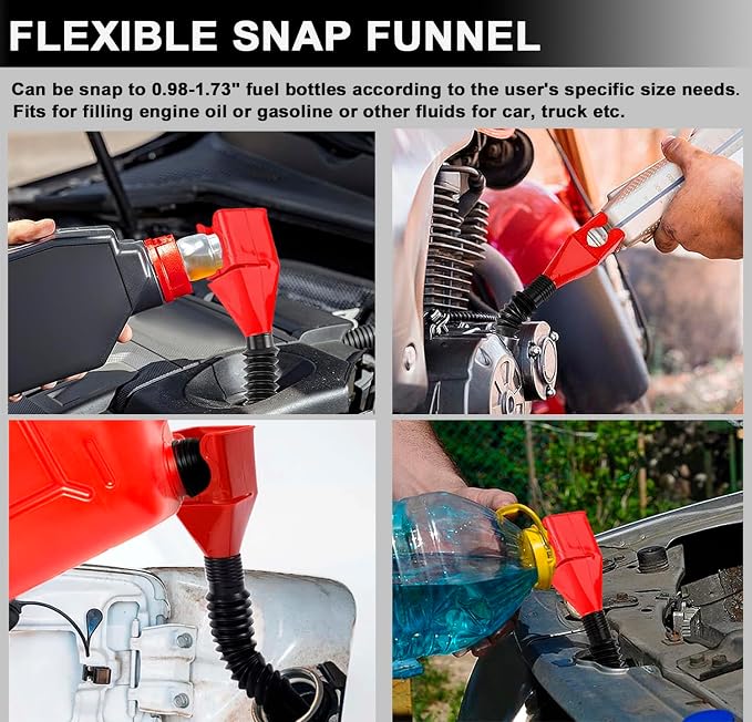 8pcs Oil Filter Wrench Set, Oil filter Removal Tool Adjustable from - Image 7