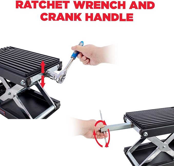 CXRCY 1400 LBS Motorcycle Lift Scissor Jack - Image 3
