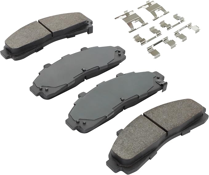 Premium Ceramic Front Brake Pads Compatible - Image 2