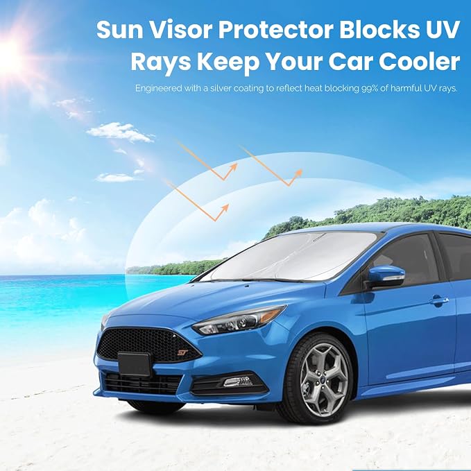 Sun Shade for Ford Taurus 2013 2014 2015 2016 2017 2018 2019-2023 Accessories - Image 2