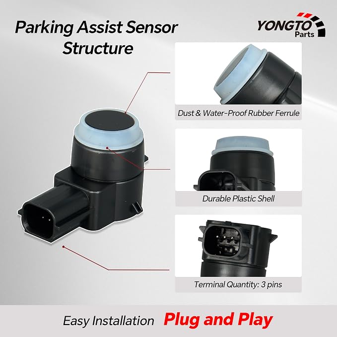 1EW63TZZAA 4Pcs Reverse Backup Parking Assist Sensor Compatible - Image 4