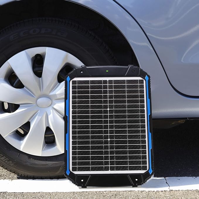 SUNER POWER 20W 12V Solar Battery Trickle Charger & Maintainer PRO, Built-in - Image 6