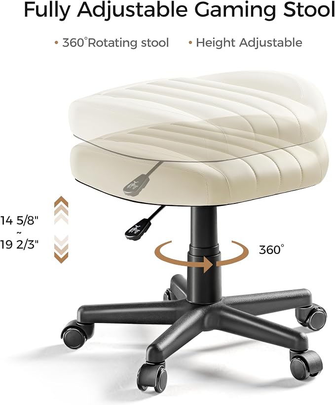 EUREKA ERGONOMIC Multi-Use Foot Stool, Height Adjustable Footrest Stool - Image 5
