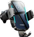 CHGeek 15W Wireless Car Charger – Auto-Clamping Qi Fast Charging Vent Mount by CHGeek