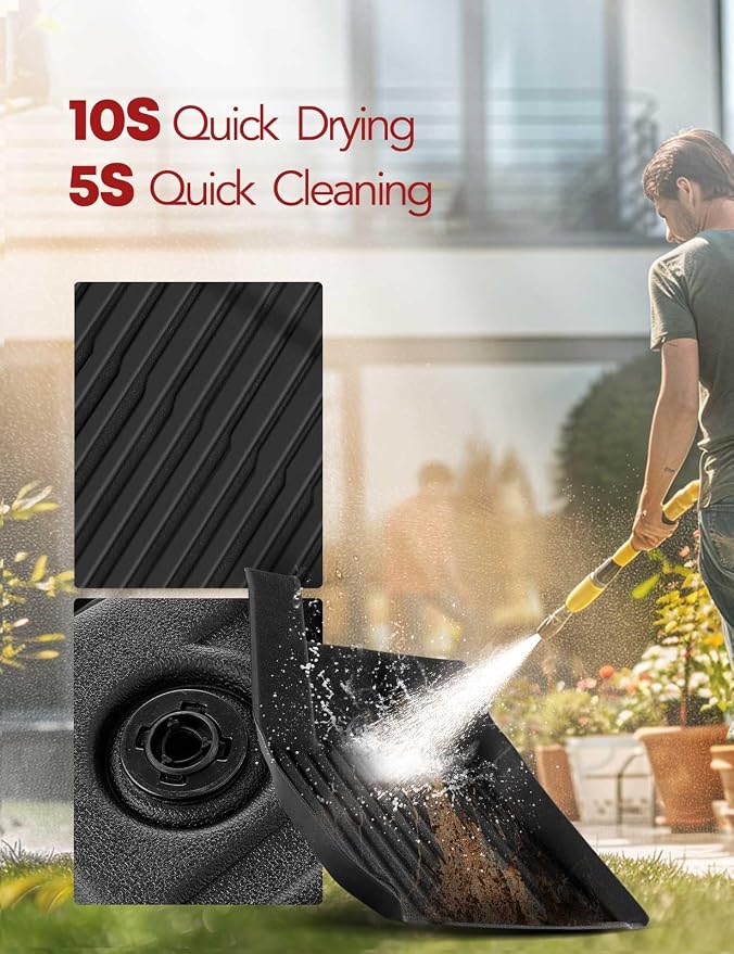 YHTAUTO Floor Mats Fit 2017-2019 Buick Lacrosse, TPE All Weather Car Mats - Image 9