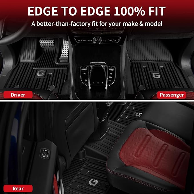 LASFIT Floor Mats for Mercedes Benz G Class 2026 2025 2024 2023 2022-2019 G550 - Image 4